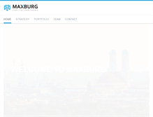 Tablet Screenshot of maxburg.com
